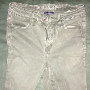 forest green american eagle pants